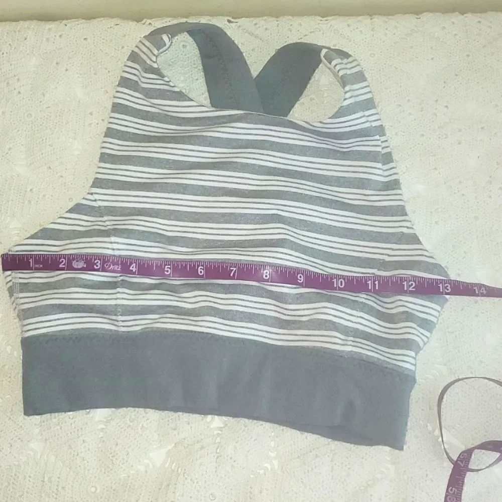 Athleta Stripe Sports Bra Size XS